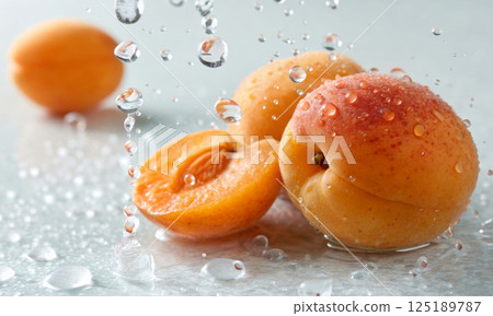 Apricot dreams, the path to health through natural products 125189787