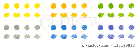 手繪水彩素材集 125189938