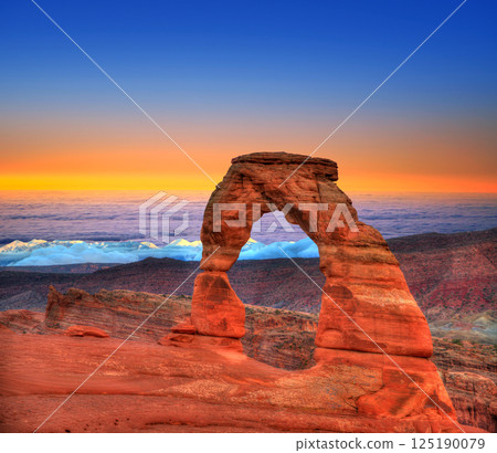 Arches National Park in Moab Utah USA 125190079