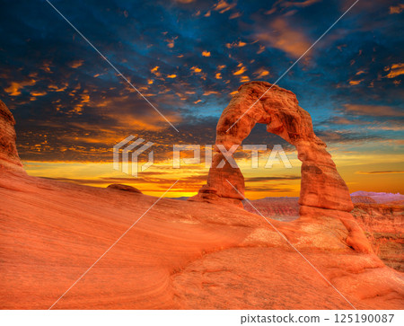 Arches National Park Delicate Arch in Utah USA 125190087
