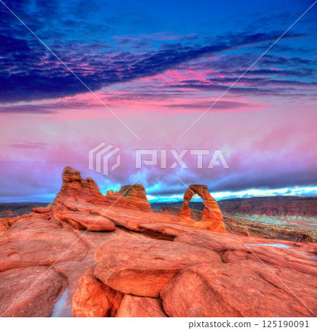 Arches National Park Delicate Arch in Utah USA 125190091