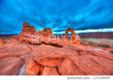 Arches National Park in Moab Utah USA 125190097