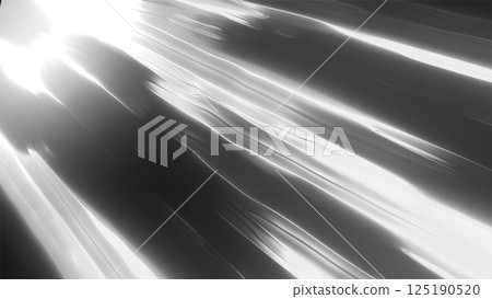 Abstract black and white light streaks moving diagonally, creating a futuristic and dynamic visual effect Abstract black and white light streaks moving diagonally, creating a futuristic and dynamic visual effect 125190520