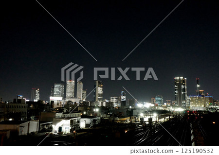 愛知縣名古屋市中村區_從黃金橋往東看（夜景）2_2024年4月 125190532