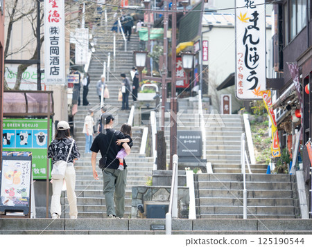 Ikaho Onsen Stone Steps Street Scenery 125190544