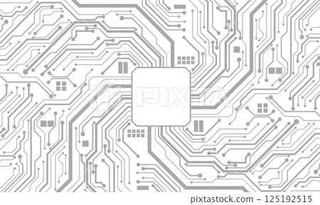 Abstract grey circuit board technology connected lines electronics elements computer motherboard chip processor semiconductor digital background vector Abstract grey circuit board technology connected lines electronics elements computer motherboard chip processor semiconductor digital background vector 125192515