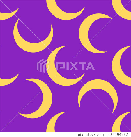 Silhouettes Magic symbols seamless pattern, with magical elements such as snake, eye, tarot cards, hand, skull. Witchcraft theme symbols and elements 125194382