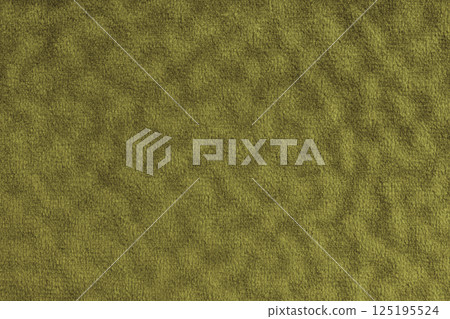 Faux fur , fluffy velours khaki fabric, cloth macro texture with wavy effect, upholstery textile Faux fur , fluffy velours khaki fabric, cloth macro texture with wavy effect, upholstery textile 125195524