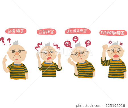 以簡單易懂的方式傳達認知障礙的人物 125196016