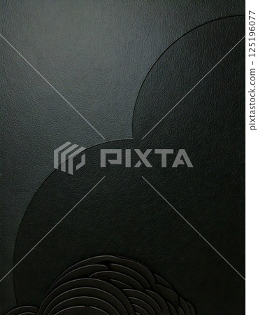 Japanese style background material [Black] 125196077