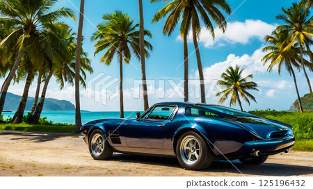 跑車停在度假村 跑車停在度假村 125196432