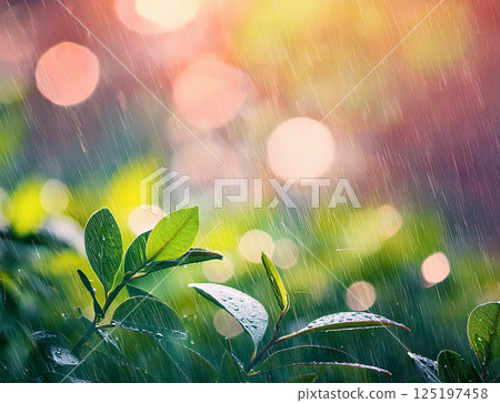 雨和散景 125197458