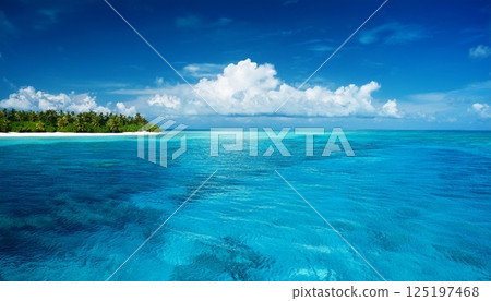 馬爾代夫美麗的大海 馬爾代夫美麗的大海 125197468