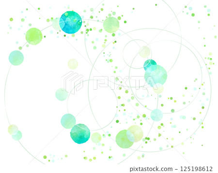 抽象綠色圓圈背景 抽象綠色圓圈背景 125198612
