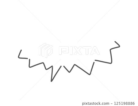 簡單的鋸齒狀氣泡插畫素材 125198886