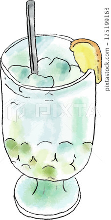 手繪蘇打水 125199163