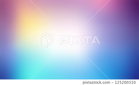 Colorful light flare background material. Abstract rainbow gradient background that can be used for beauty, skincare and technology. 125200310