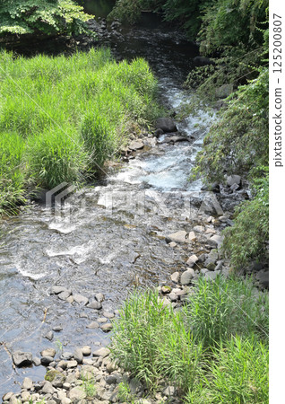 沿著中山道坂本宿漫步：群馬縣安中市，流經山脈的霧泉川 125200807