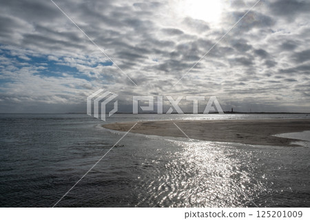 Eierland, De Cocksdorp, Texel, The Netherlands, Oktober 28th, 2024, A Serene Coastal View Under 125201009