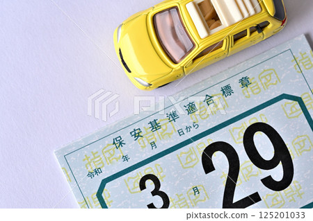 Electronic vehicle inspection certificate, safety standard compliance mark and passenger cars Electronic vehicle inspection certificate, safety standard compliance mark and passenger cars 125201033