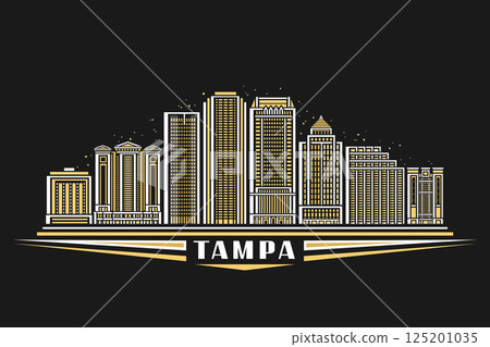 Vector illustration of Tampa 125201035