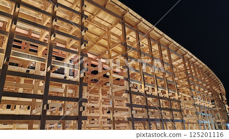 Osaka Expo Large Roof Ring Light Up Osaka Expo Large Roof Ring Light Up 125201116