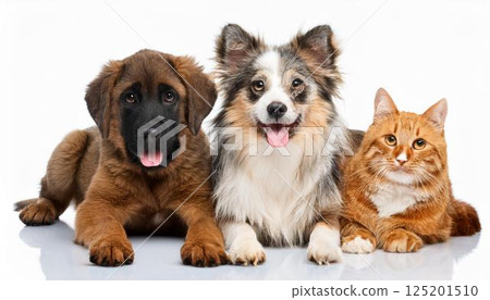Dog and cat portrait 125201510
