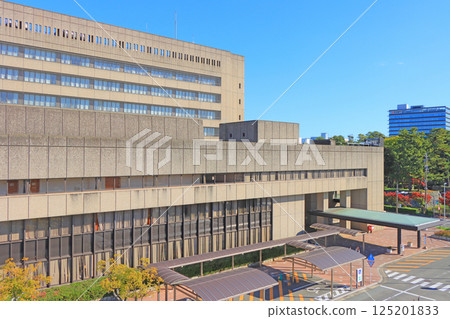 三重縣津市津市市政廳風景 三重縣津市津市市政廳風景 125201833