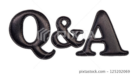 繡有“Q&A”字樣的補丁 繡有“Q&A”字樣的補丁 125202069