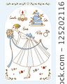 Illustrations of women in wedding dresses etc. 02 125202116