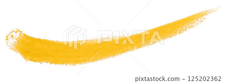 yellow brush isolated on transparent background 125202362