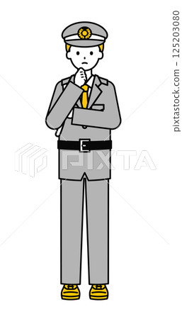 全身pose_簡單保安男10 125203080