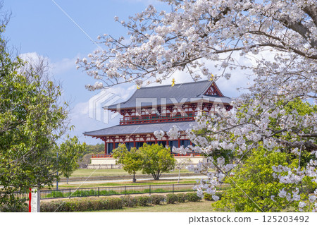 平城京：第一代大極殿與櫻花 125203492