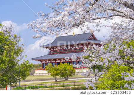 平城京：第一代大極殿與櫻花 125203493