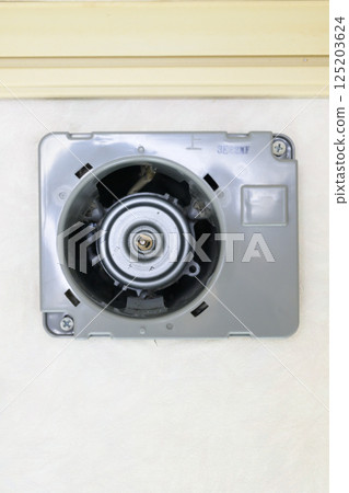 Ventilation fan after cleaning 125203624