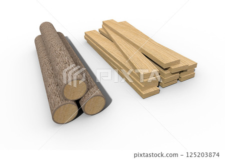 wood on white background wood on white background 125203874
