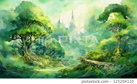 Fantastic and mysterious green unexplored places 3 125204110