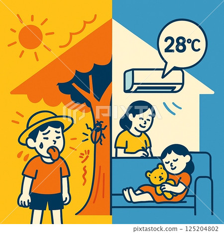 仲夏日戶外,住舒適節能的家中 仲夏日戶外,住舒適節能的家中 125204802
