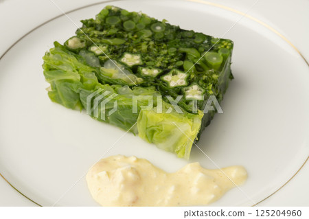 蔬菜凍糕、蔬菜果凍 125204960