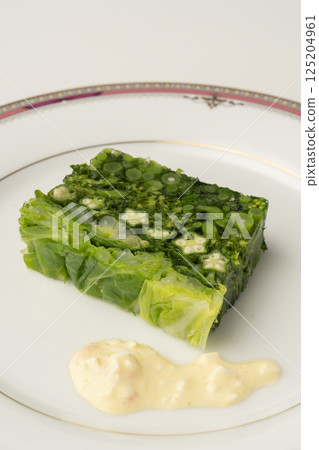蔬菜凍糕、蔬菜果凍 125204961
