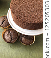 Homemade cocoa genoise 125205303