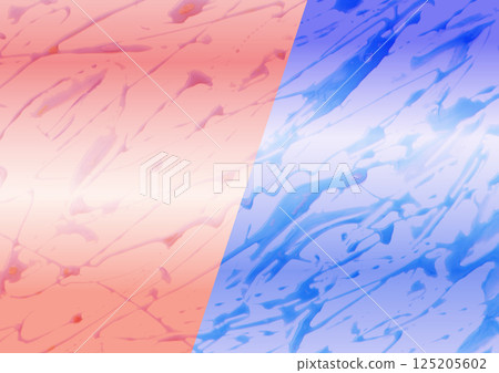 具有紅色和藍色衝突影像的水彩紋理背景 125205602