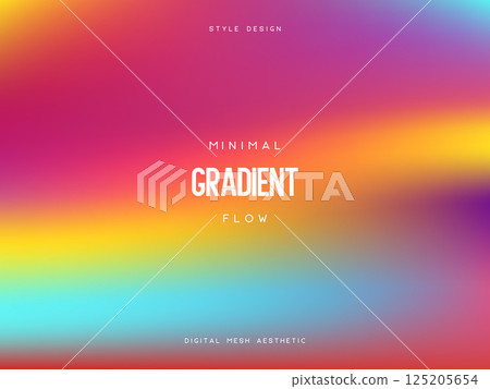 Abstract gradient background. Sunset beach or summer colors. 125205654