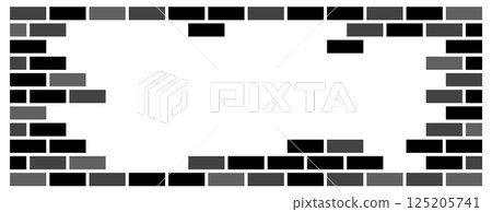 Illustration of tiles and bricks used in residential walls and renovation Illustration of tiles and bricks used in residential walls and renovation 125205741