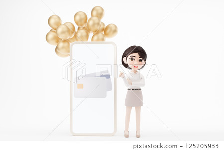 blouse, standing, pretty 125205933