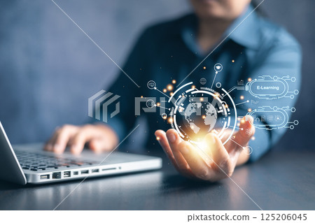 E-learning education, internet lessons and online webinar. Technology course, teaching, business training. e-learning, online education, education, internet learning. Education internet technology. E-learning education, internet lessons and online webinar. Technology course, teaching, business training. e-learning, online education, education, internet learning. Education internet technology. 125206045