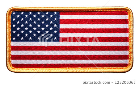 American flag embroidered patch. 125206365
