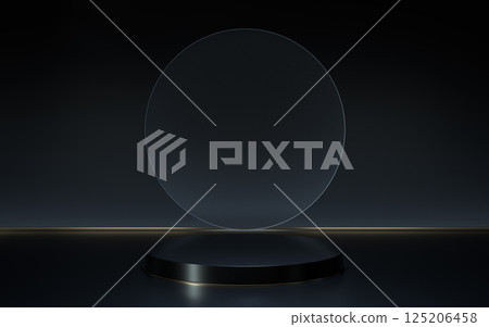 empty, wall, showcase 125206458