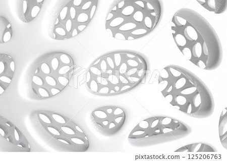 perforated, form, tile 125206763