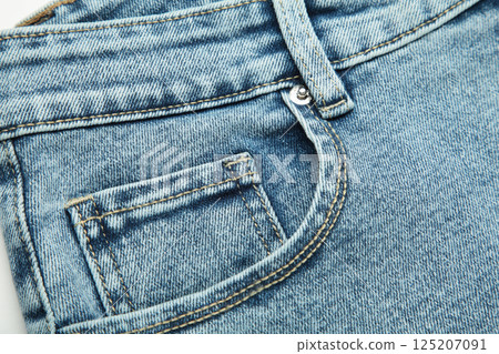 Jeans background, denim with seam of fashion design Jeans background, denim with seam of fashion design 125207091